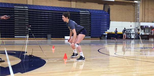 在三维动作捕捉技术的帮助下，北科罗拉多大学的排球队正在了解如何改善他们的休赛期训练计划.